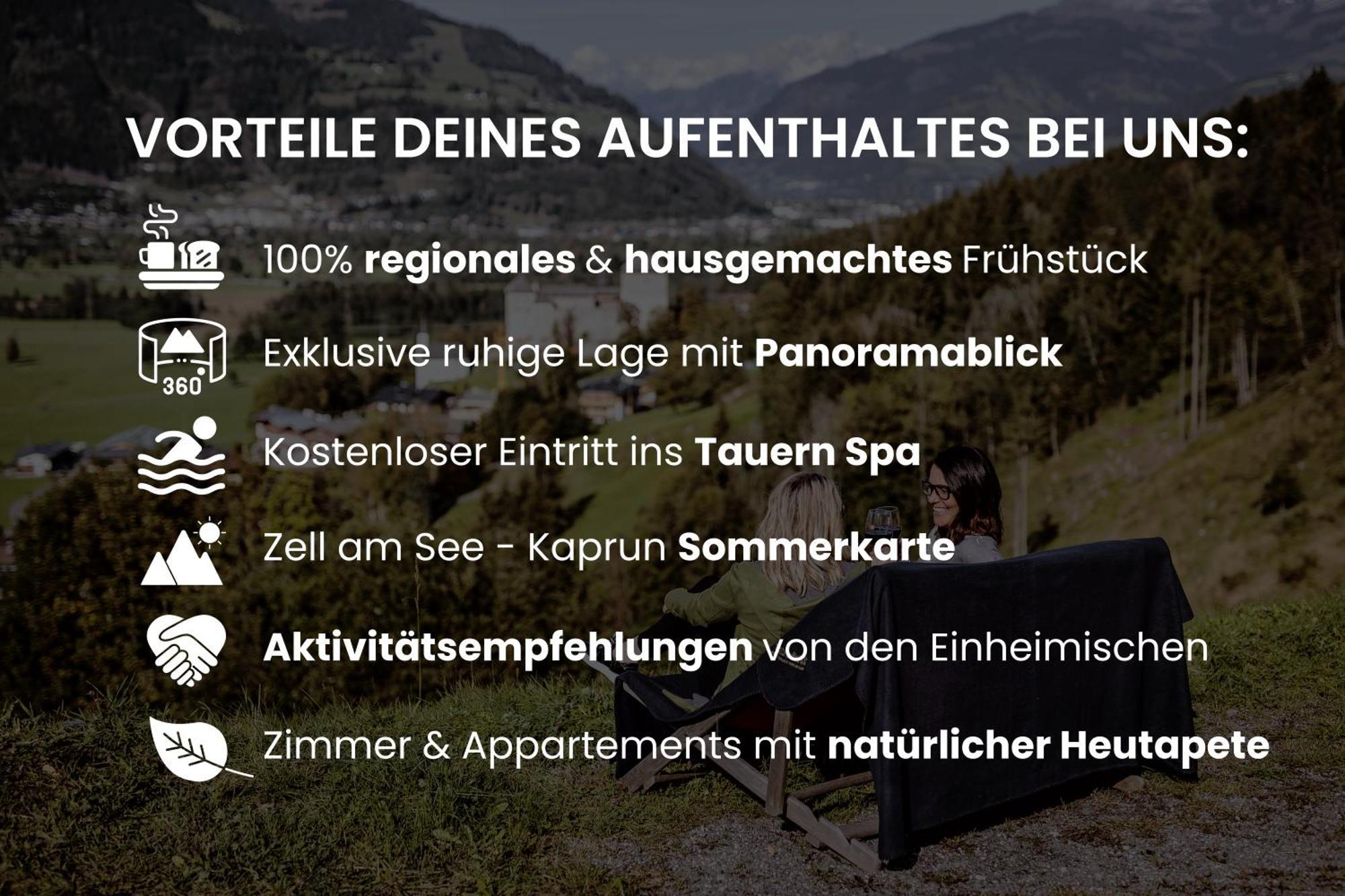 Panorama Hotel Guggenbichl - Inkl Sommerkarte, Einmaliger Eintritt Ins Tauern Spa & Bester Ausblick Ueber Kaprun Exterior photo